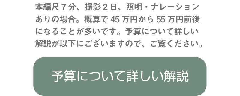 研修動画制作外注の平均相場は、尺7分で大体50万円くらいです。